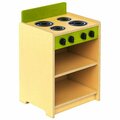 Whitney Brothers Let's Play 14 3/4'' x 12 1/2'' x 23 1/2'' Toddler Stove 9462225